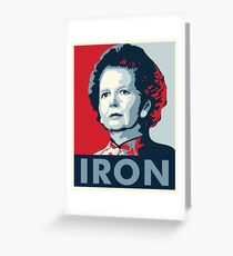 The Iron Lady Greeting Card