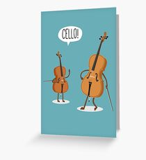 Cello! Greeting Card