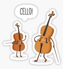 Cello Stickers | Redbubble