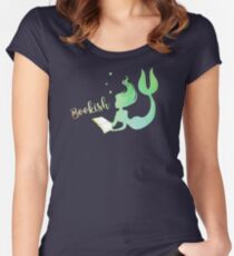 Bookish Mermaid Women's Fitted Scoop T-Shirt