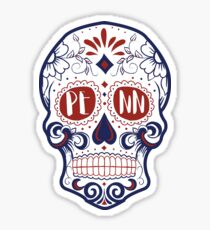 UPenn sugar skull Sticker