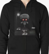 Squidward Suicide Zipped Hoodie