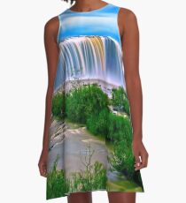 Waterfall A-Line Dress