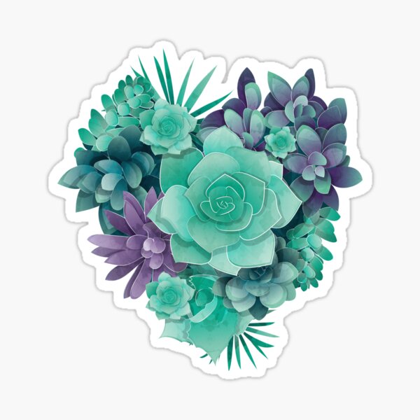 Succulent Love I Sticker