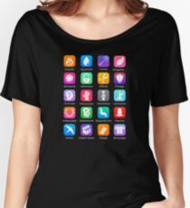 Potter Spell Icons Women's Relaxed Fit T-Shirt