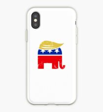 Donald Trump republikanischer Elefant iPhone-Hülle & Cover