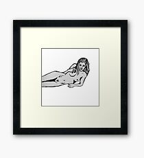Nude woman Framed Print