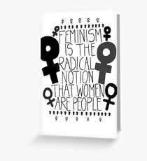 Women are People #1 Greeting Card
