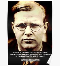 Schweigen angesichts des Bösen Poster
