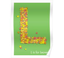 “L is for Leaves” by Jason Jeffery | Redbubble