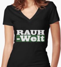 RAUH-WELT Women's Fitted V-Neck T-Shirt