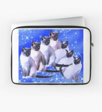 Funda para portátil Gatos siameses