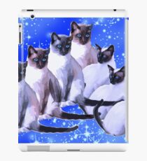 Vinilo o funda para iPad Gatos siameses