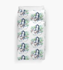 The guitare girl Duvet Cover