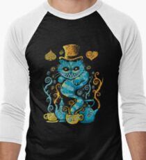 Wondercat Impressions Men's Baseball ¾ T-Shirt