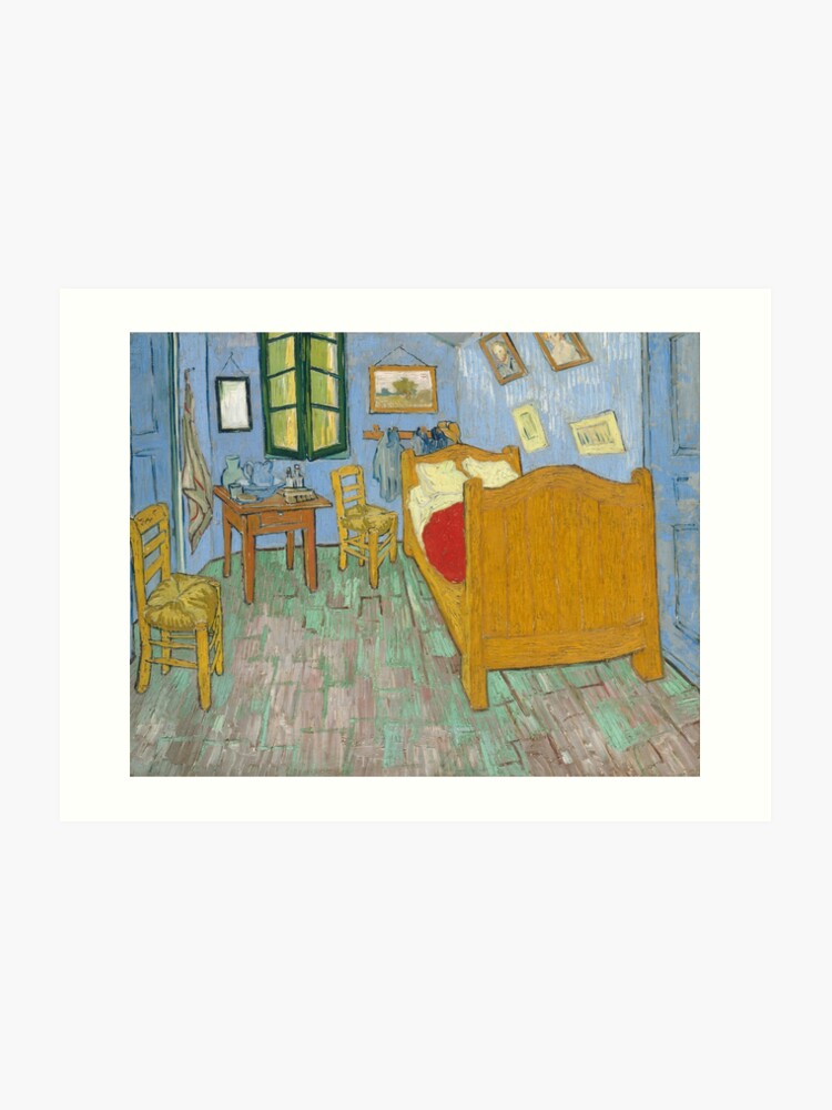 Vincent Van Gogh The Bedroom 1889 Art Print