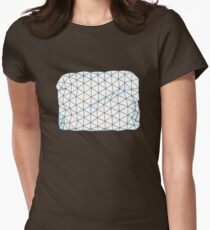 Crumpled Women's Fitted T-Shirt