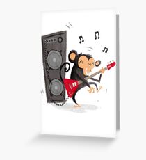 Funky Monkey Greeting Card