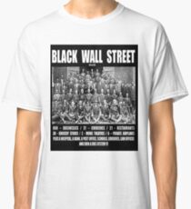Schwarze Wall Street Classic T-Shirt