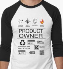 Product Owner Men's Baseball Âľ T-Shirt