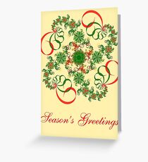 Abstract Christmas Card Greeting Card