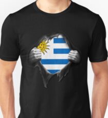 Uruguay Flag. Proud Uruguayan Unisex T-Shirt