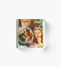 Italian poster of The Wizard of Oz Acrylic Block
