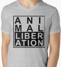 Animal liberation Men's V-Neck T-Shirt