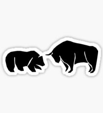 Bull & Bear Sticker