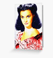 Vivien Leigh in Gone with the Wind Greeting Card