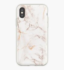 Kupfer Rose Gold Marmor iPhone-Hülle & Cover