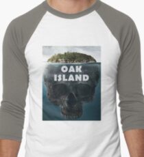 Oak Island Nova Scotia Canada Men's Baseball ¾ T-Shirt