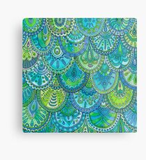 Mermaid Scales Metal Print