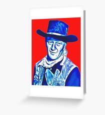 John Wayne in Red River Greeting Card