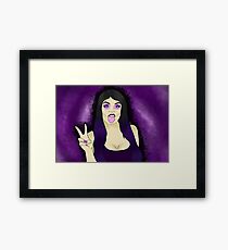 Paige WWE Framed Print