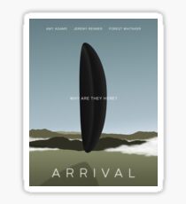 Arrival film poster Sticker