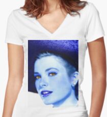 Grace Kelly Women's Fitted V-Neck T-Shirt