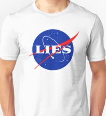 NASA LIES LOGO Unisex T-Shirt