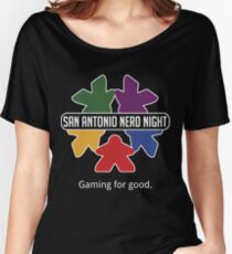 San Antonio Nerd Night - Color Flat Women's Relaxed Fit T-Shirt