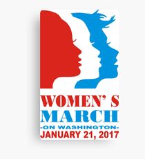 womens march Canvas Print