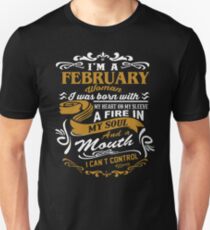 i am a february woman Unisex T-Shirt