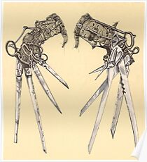 Scissorhands- Antique Poster