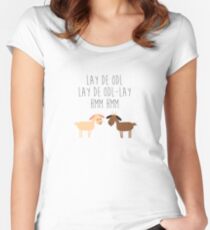 Sound of music goat herd Women's Fitted Scoop T-Shirt