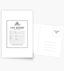 TPS report cover sheet initech Postcards