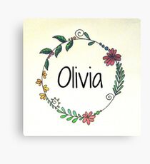 Personalised Names Canvas Print
