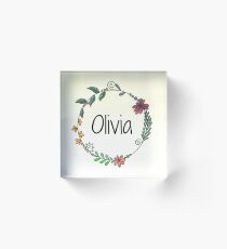 Personalised Names Acrylic Block