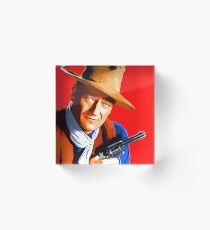 Bloque acrílico John Wayne en Río Bravo