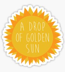 sound of music - drop of sun Sticker