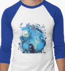 totodile, croconaw and feraligart evolutions cool design Men's Baseball ¾ T-Shirt