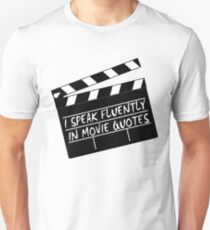 Ich spreche fließend in Filmzitaten Slim Fit T-Shirt